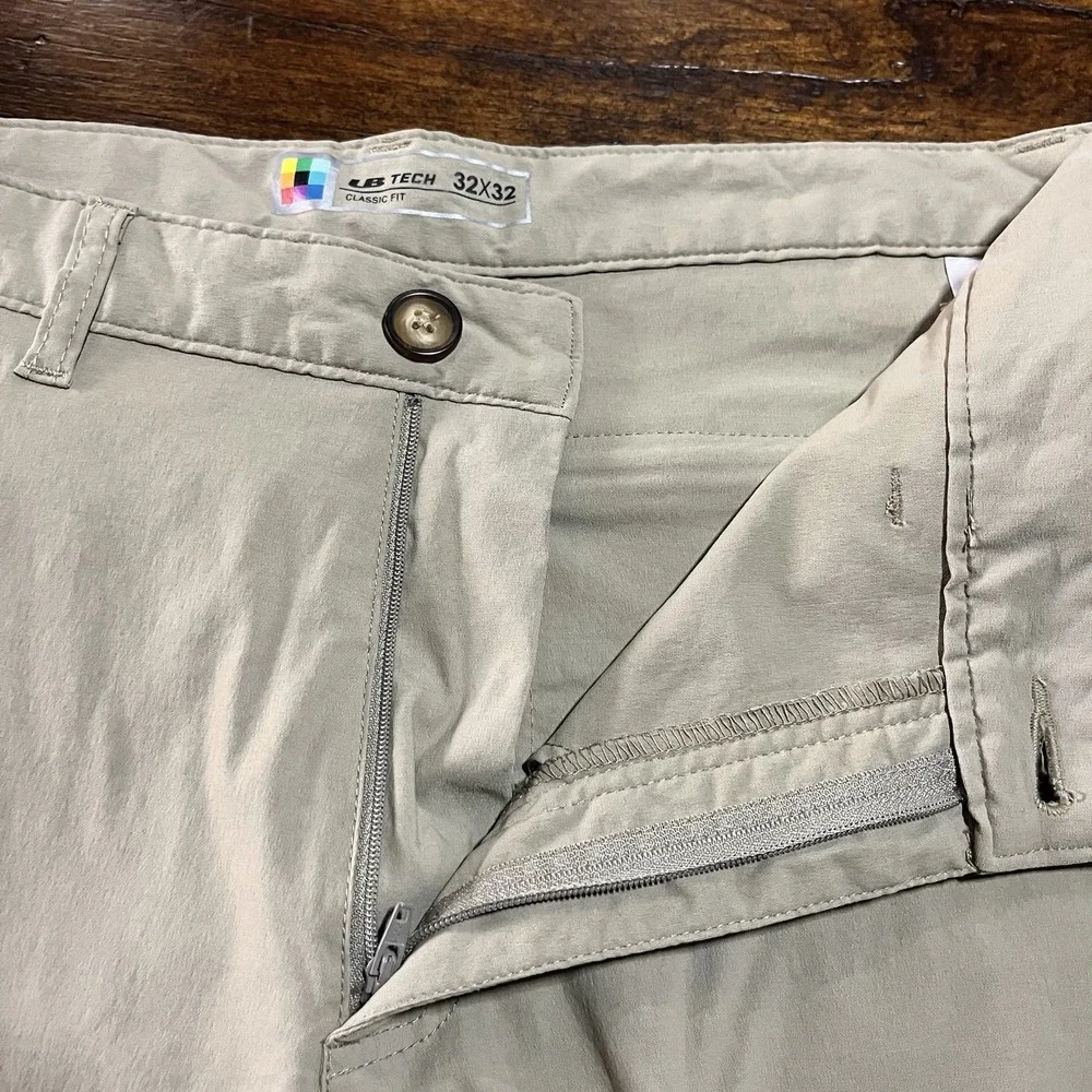 Unionbay Mens UB Tech Classic Chino Casual Pants Cargo Hiking Outdoors Sz 32/32‎